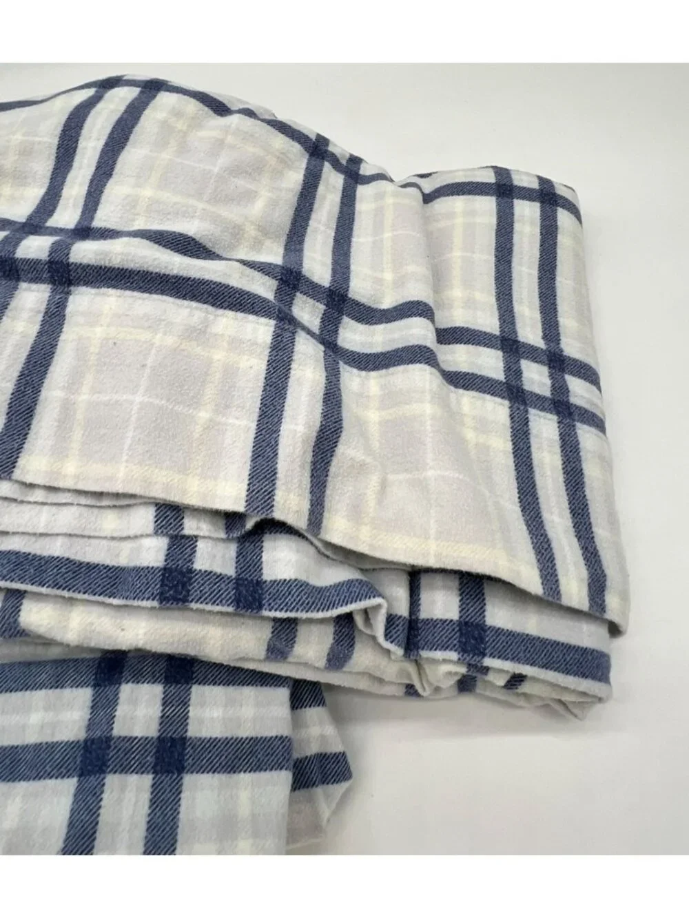 Members Mark Navy Blue 100% Cotton Luxury Queen Fitted & Flat Sheet Set